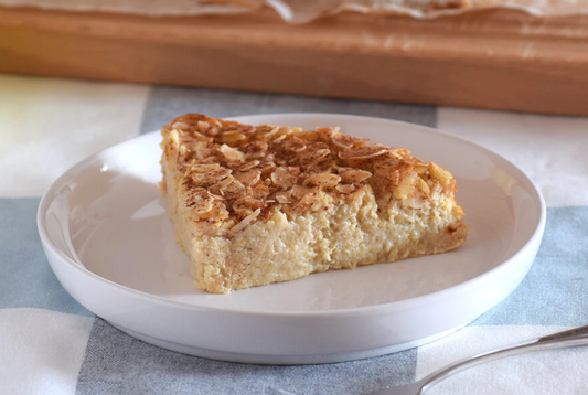 PASTEL DE MANZANA, AVENA Y ALMENDRA