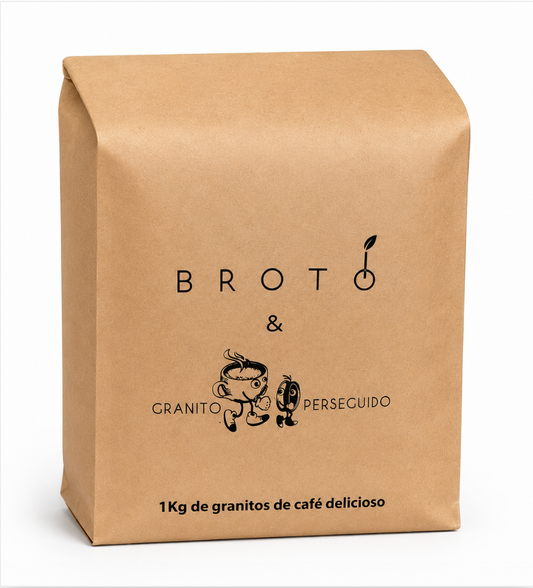 Café Granito perseguido & Brotó - Café en Grano